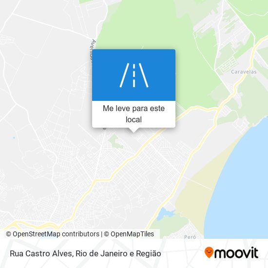 Rua Castro Alves mapa