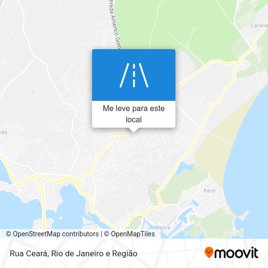 Rua Ceará mapa