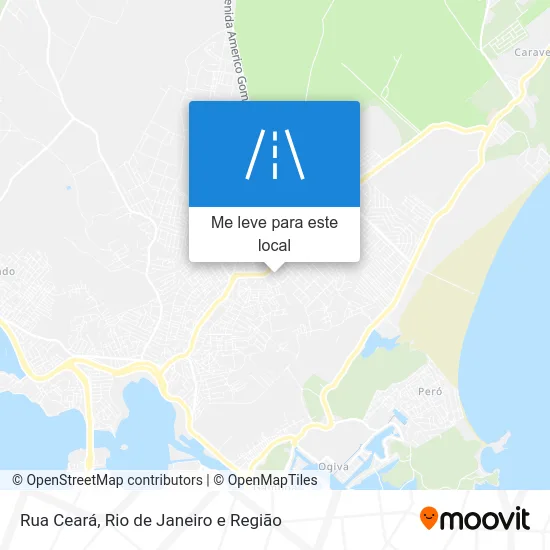 Rua Ceará mapa