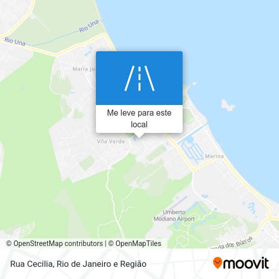 Rua Cecilia mapa