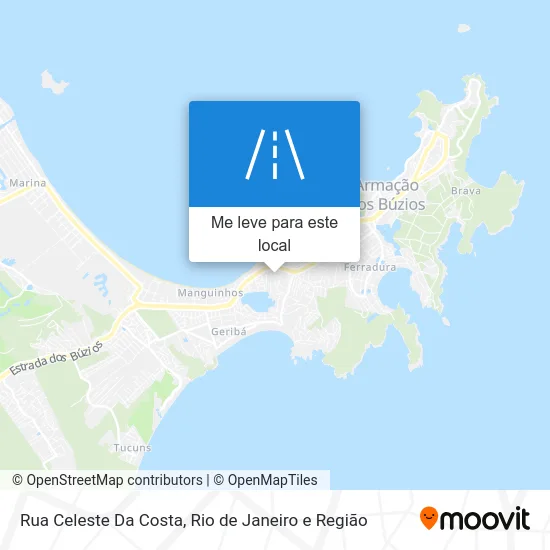 Rua Celeste Da Costa mapa