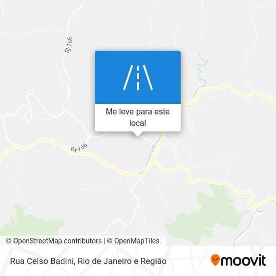 Rua Celso Badini mapa
