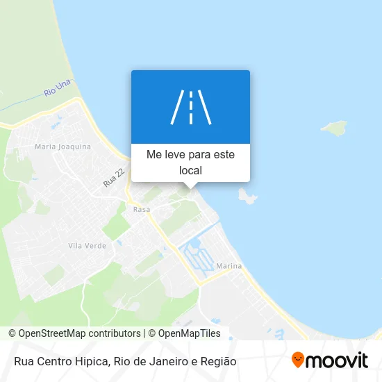 Rua Centro Hipica mapa