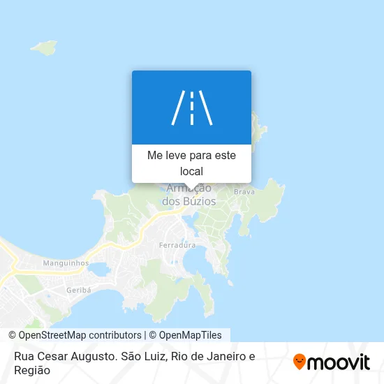 Rua Cesar Augusto. São Luiz mapa