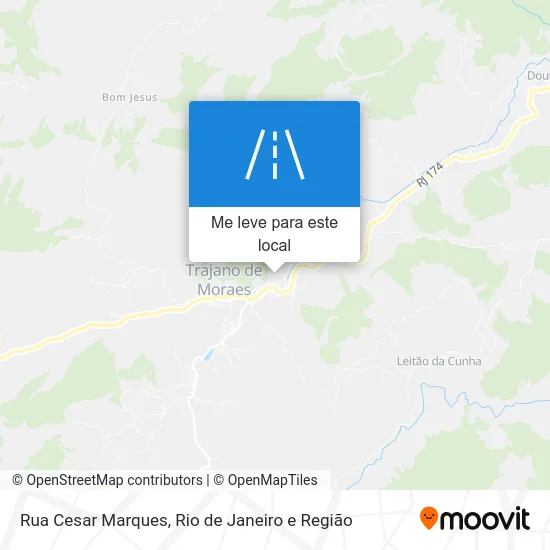 Rua Cesar Marques mapa
