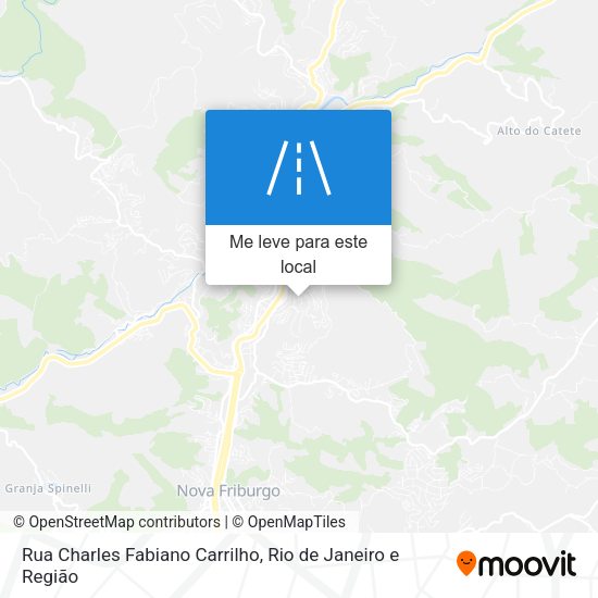 Rua Charles Fabiano Carrilho mapa