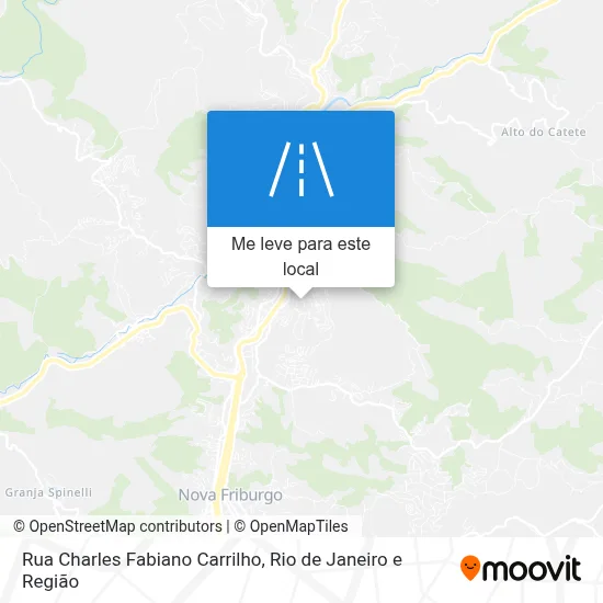 Rua Charles Fabiano Carrilho mapa