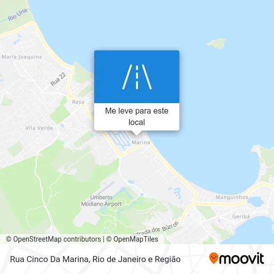 Rua Cinco Da Marina mapa