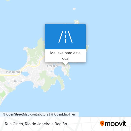 Rua Cinco mapa