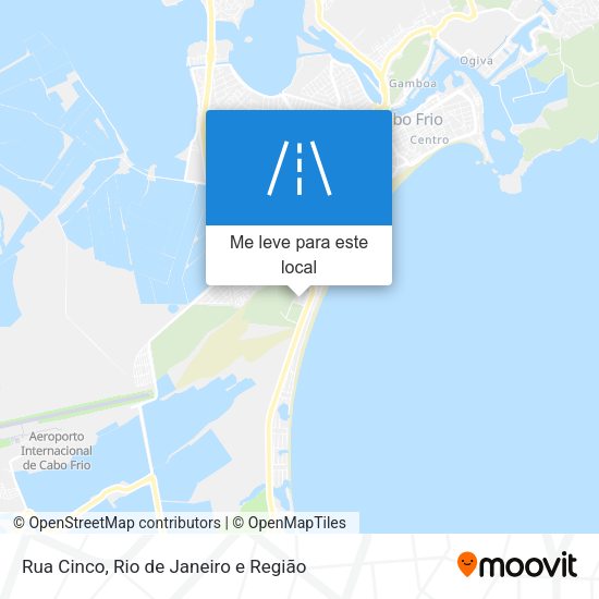 Rua Cinco mapa