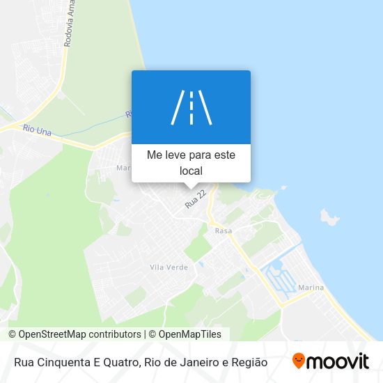 Rua Cinquenta E Quatro mapa