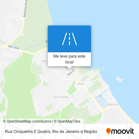 Rua Cinquenta E Quatro mapa