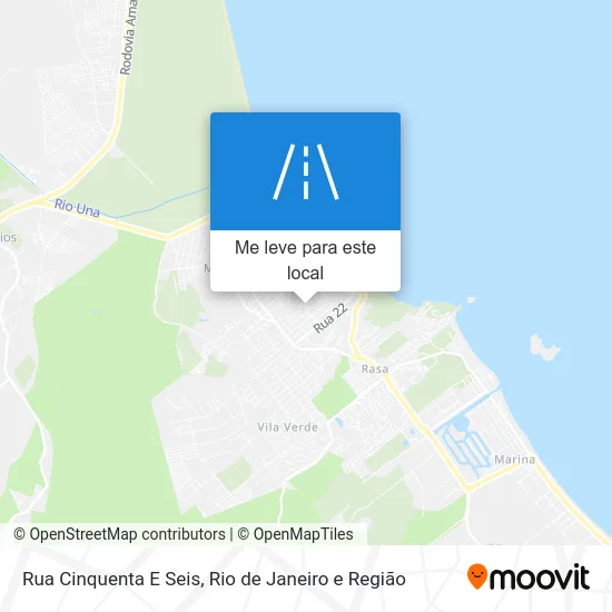 Rua Cinquenta E Seis mapa