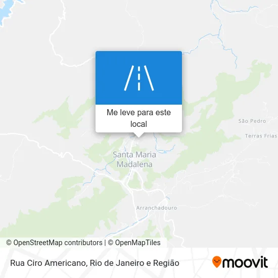 Rua Ciro Americano mapa