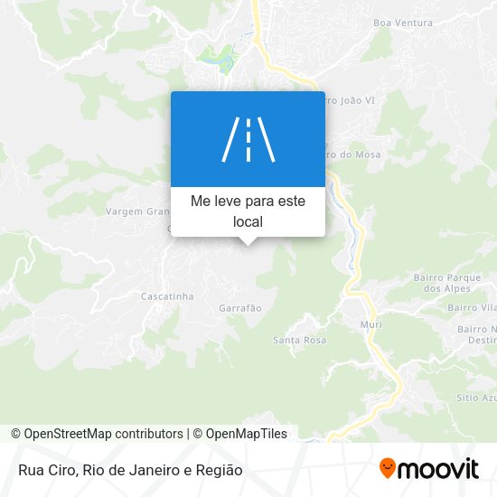 Rua Ciro mapa