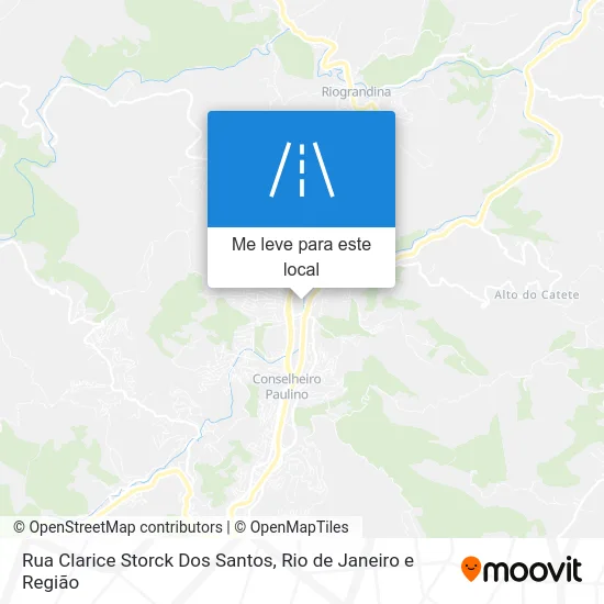 Rua Clarice Storck Dos Santos mapa