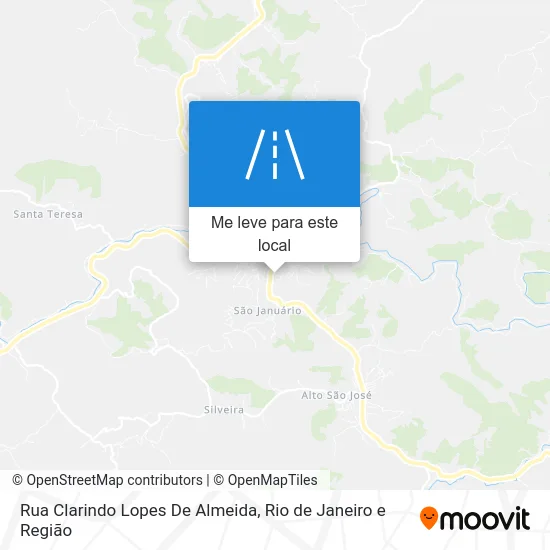 Rua Clarindo Lopes De Almeida mapa