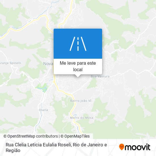 Rua Clelia Leticia Eulalia Roseli mapa