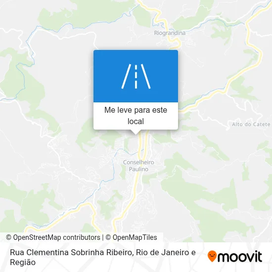 Rua Clementina Sobrinha Ribeiro mapa