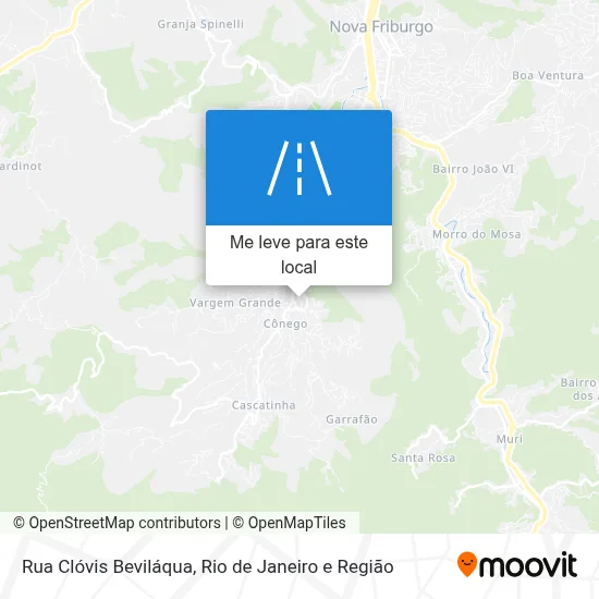 Rua Clóvis Beviláqua mapa