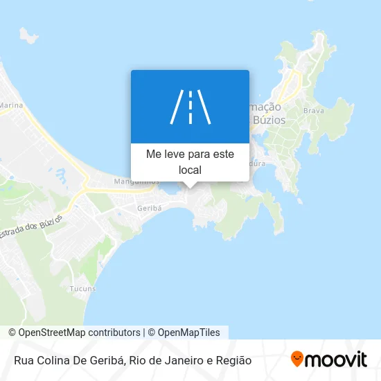 Rua Colina De Geribá mapa