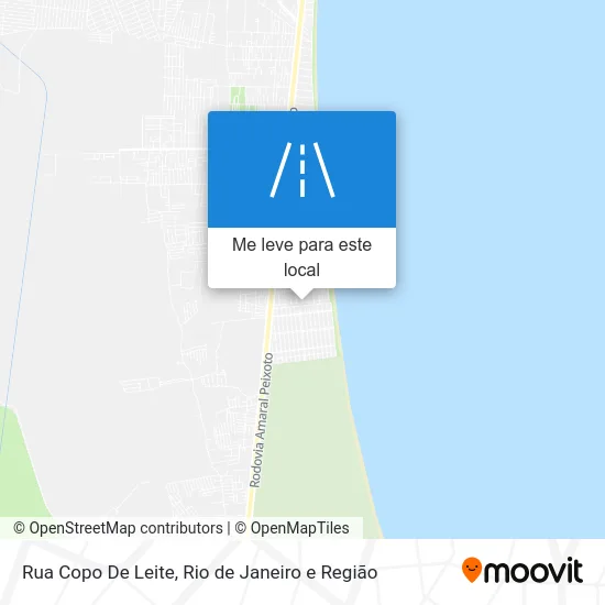 Rua Copo De Leite mapa