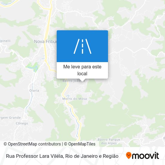 Rua Professor Lara Viléla mapa