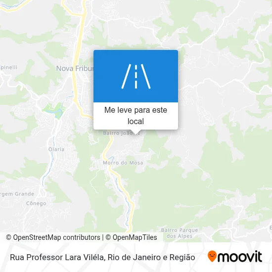 Rua Professor Lara Viléla mapa