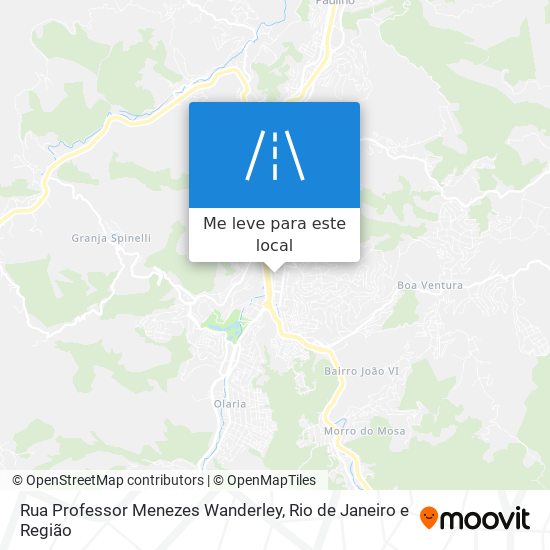 Rua Professor Menezes Wanderley mapa