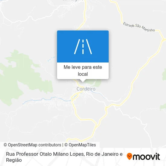 Rua Professor Otalo Milano Lopes mapa