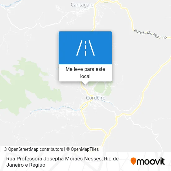 Rua Professora Josepha Moraes Nesses mapa