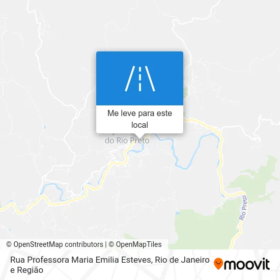 Rua Professora Maria Emilia Esteves mapa