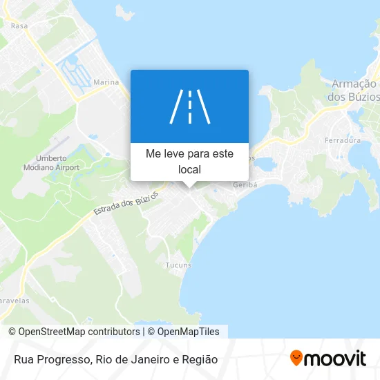 Rua Progresso mapa
