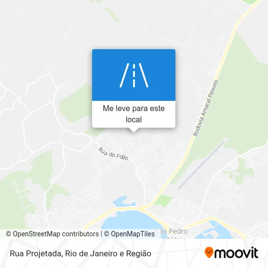 Rua Projetada mapa