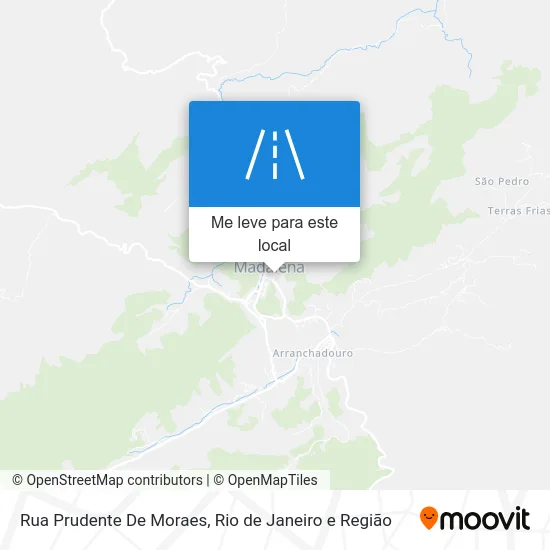 Rua Prudente De Moraes mapa