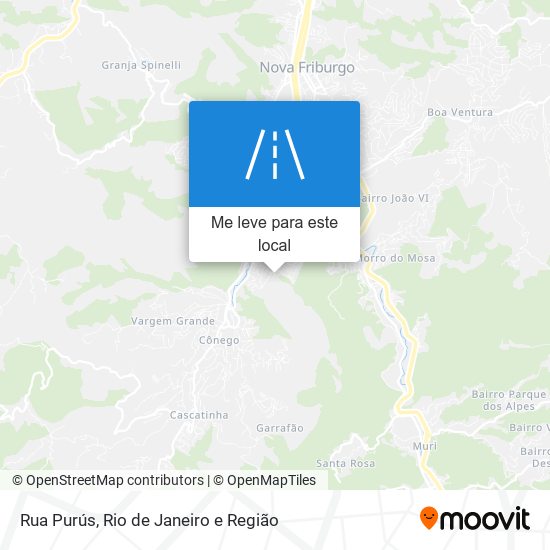 Rua Purús mapa