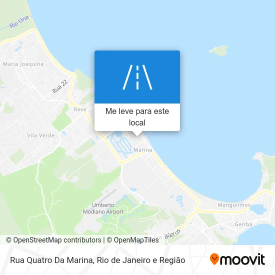 Rua Quatro Da Marina mapa