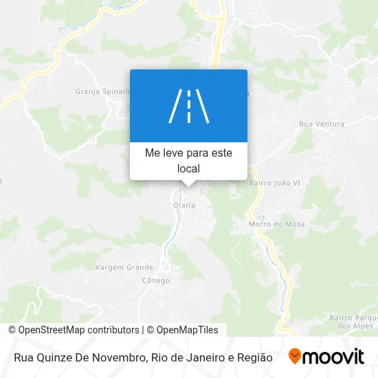 Rua Quinze De Novembro mapa
