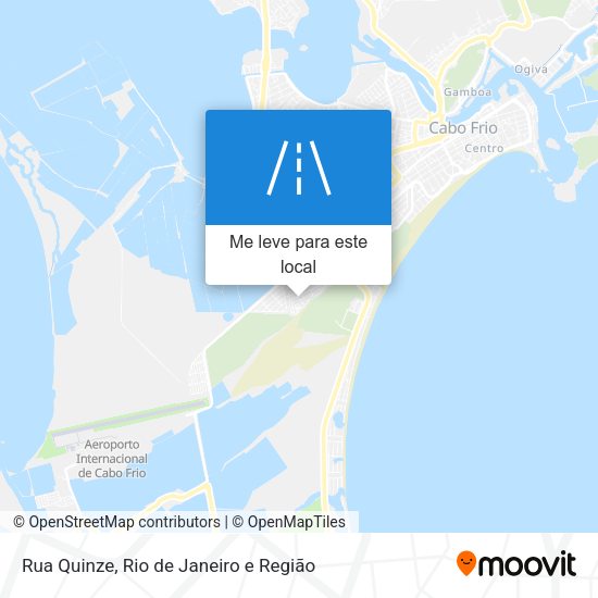 Rua Quinze mapa