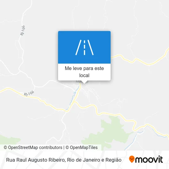 Rua Raul Augusto Ribeiro mapa