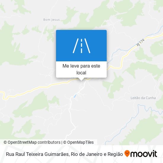 Rua Raul Teixeira Guimarães mapa