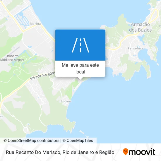 Rua Recanto Do Marisco mapa