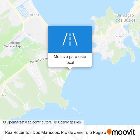 Rua Recantos Dos Mariscos mapa