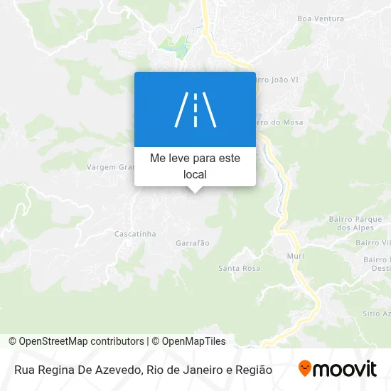 Rua Regina De Azevedo mapa
