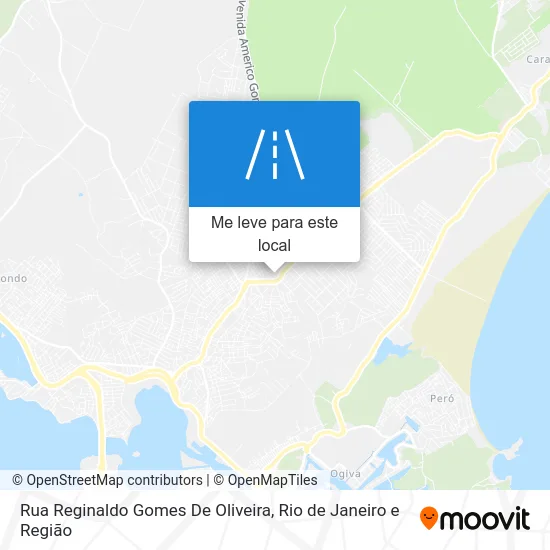 Rua Reginaldo Gomes De Oliveira mapa