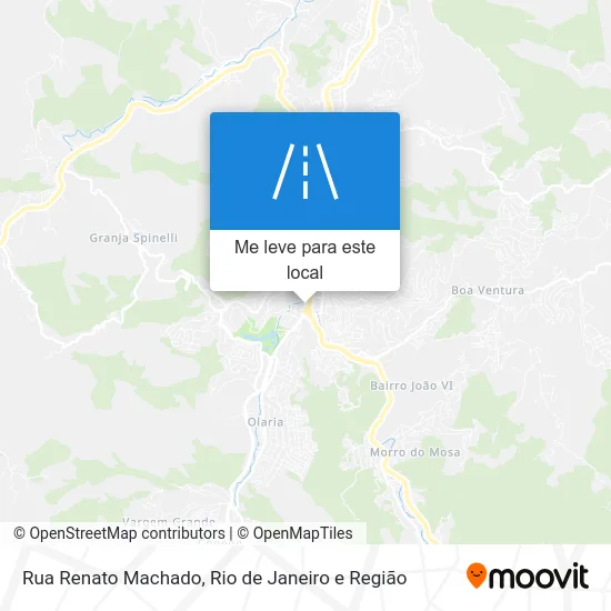 Rua Renato Machado mapa