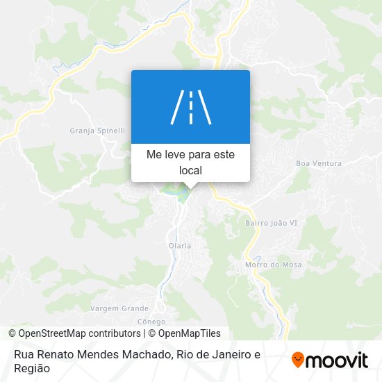Rua Renato Mendes Machado mapa