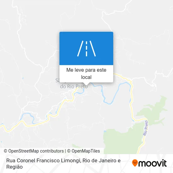 Rua Coronel Francisco Limongi mapa