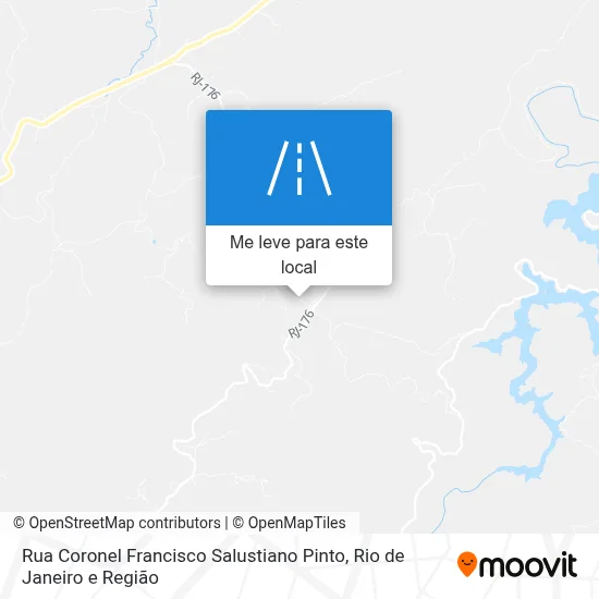 Rua Coronel Francisco Salustiano Pinto mapa