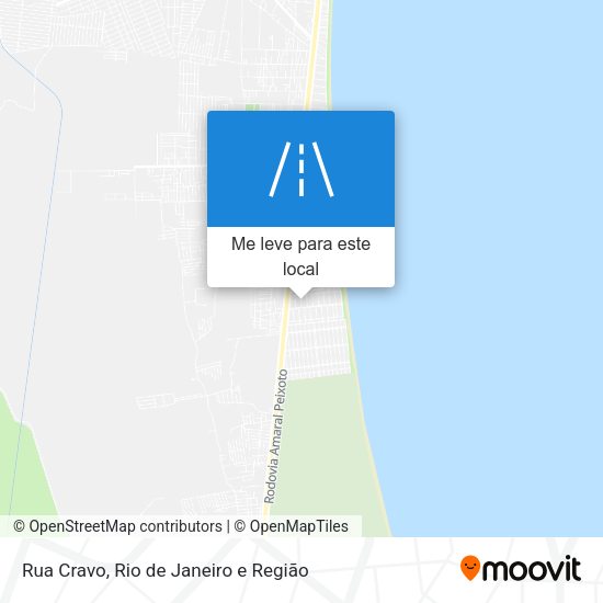 Rua Cravo mapa